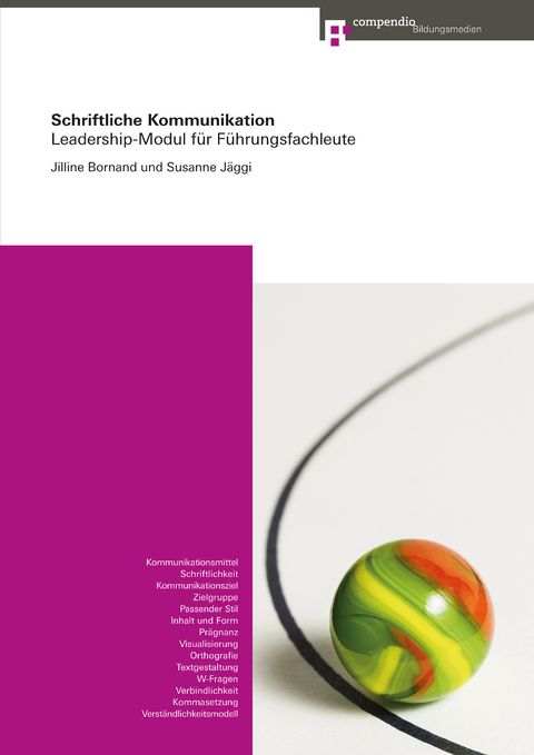 Schriftliche Kommunikation - Jilline Bornand, Susanne J&auml;ggi