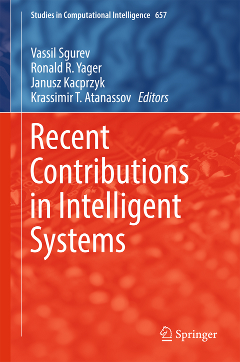 Recent Contributions in Intelligent Systems - 