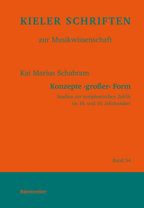 Konzepte 'gro&szlig;er' Form - Kai Marius Schabram