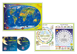 Kinderweltkarte / Das Jahr - Tag und Nacht