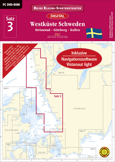 Satz 3: Westk&uuml;ste Schweden (DVD-ROM, Ausgabe 2016)