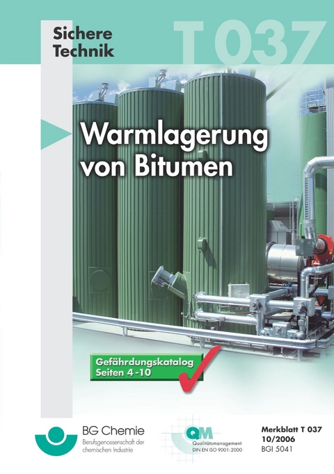 T 037 - Warmlagerung von Bitumen