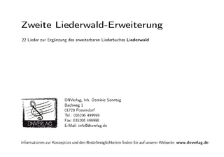 Zweite Liederwald-Erweiterung