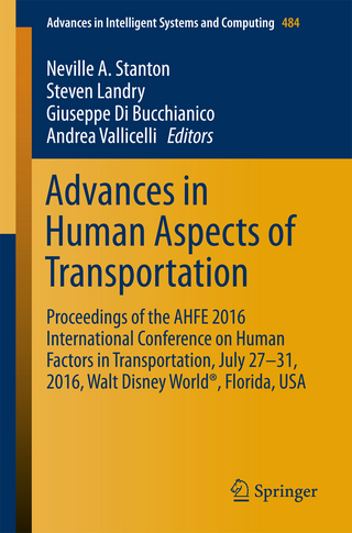 Advances in Human Aspects of Transportation