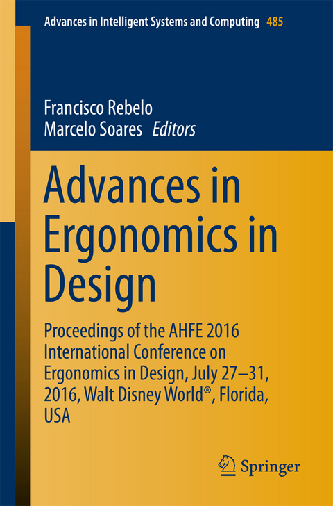 Advances in Ergonomics in Design - 