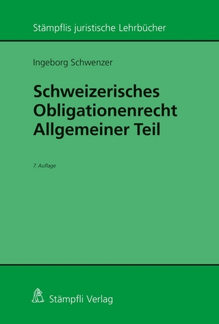 Schweizerisches Obligationenrecht Allgemeiner Teil