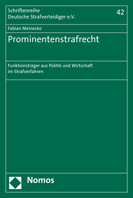 Prominentenstrafrecht - Fabian Meinecke