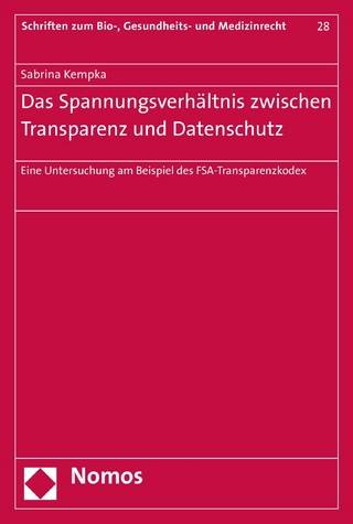 Das Spannungsverhältnis zwischen Transparenz und Datenschutz