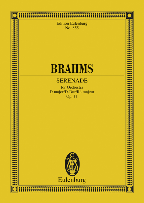 Serenade D major - Johannes Brahms