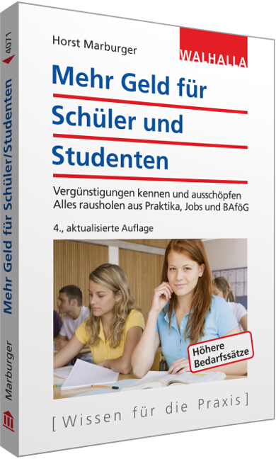 Mehr Geld f&uuml;r Sch&uuml;ler und Studenten - Horst Marburger