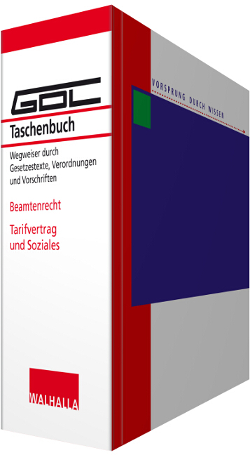 GDL-Taschenbuch Beamtenrecht -  Walhalla Fachredaktion
