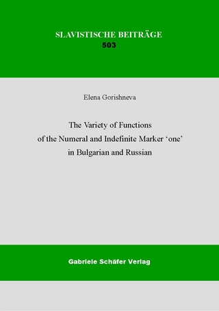 The Variety of Functions of the Numeral and Indefinite Marker 'one' in Bulgarian and Russian