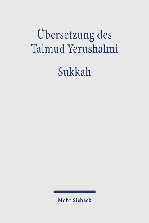 &Uuml;bersetzung des Talmud Yerushalmi