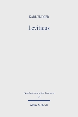 Leviticus - Karl Elliger
