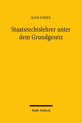 Staatsrechtslehrer unter dem Grundgesetz