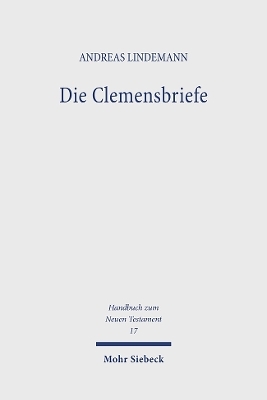 Die Clemensbriefe / Die Clemensbriefe - Andreas Lindemann