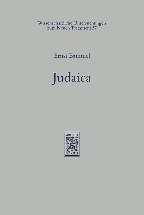 Judaica - Ernst Bammel