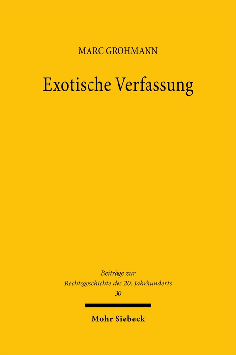 Exotische Verfassung - Marc Grohmann