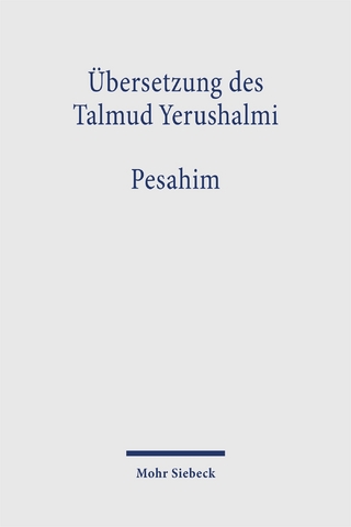 Übersetzung des Talmud Yerushalmi