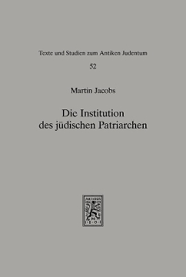 Die Institution des jüdischen Patriarchen