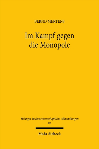 Im Kampf gegen die Monopole
