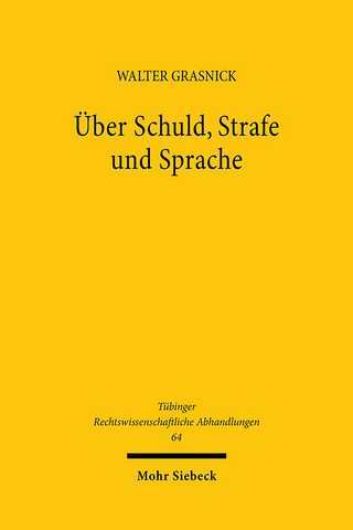 Über Schuld, Strafe und Sprache