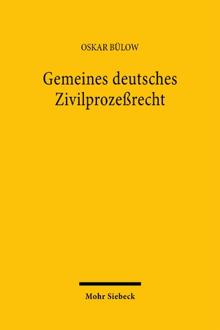Gemeines deutsches Zivilprozeßrecht