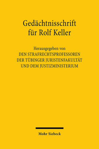 Gedächtnisschrift für Rolf Keller