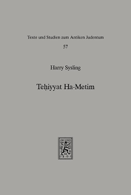 Tehiyyat Ha-Metim - Harry Sysling