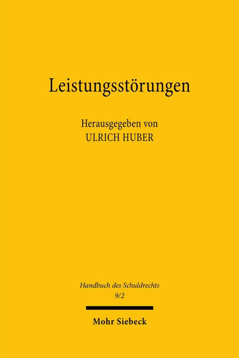 Leistungsst&ouml;rungen - 