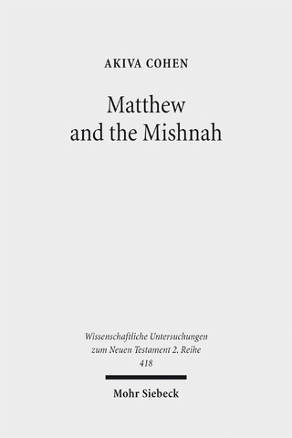 Matthew and the Mishnah