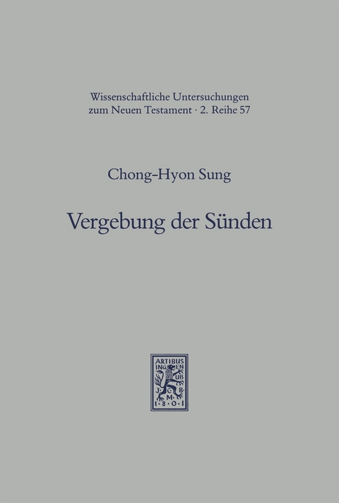 Vergebung der S&uuml;nden - Chong-Hyon Sung