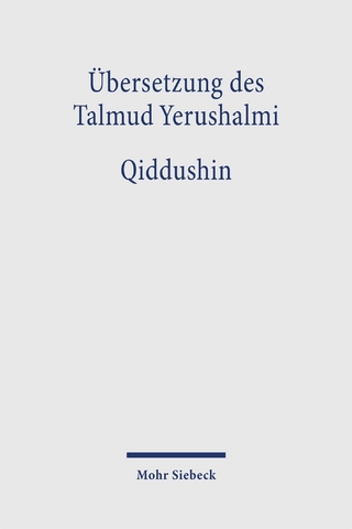 Übersetzung des Talmud Yerushalmi