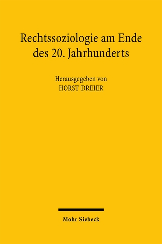 Rechtssoziologie am Ende des 20. Jahrhunderts