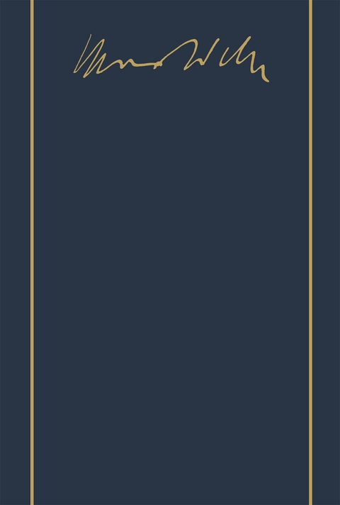 Max Weber-Gesamtausgabe - Max Weber