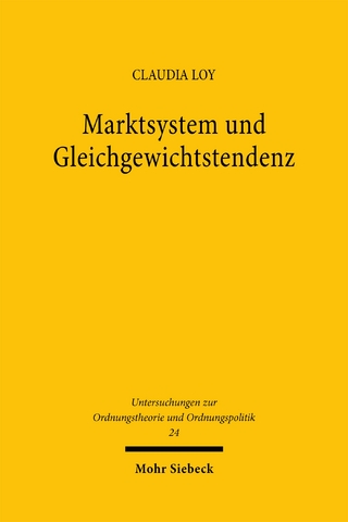 Marktsystem und Gleichgewichtstendenz