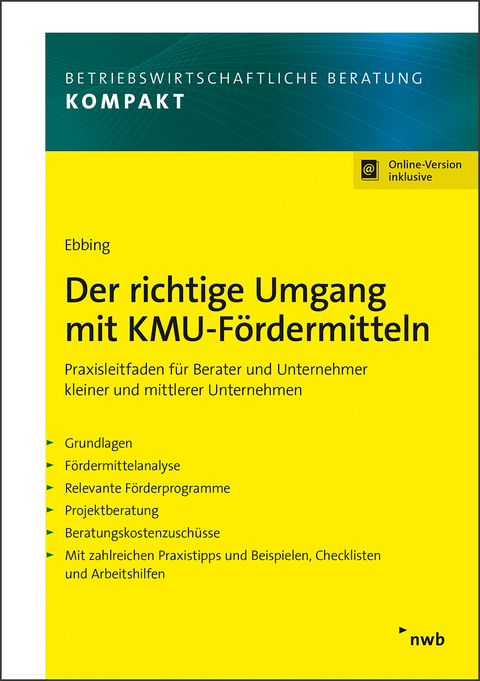 Der richtige Umgang mit KMU-F&ouml;rdermitteln - Tanja Ebbing