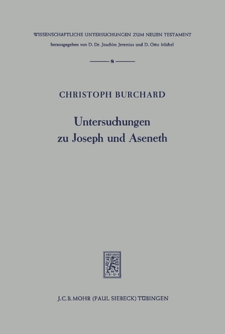 Untersuchungen zu Joseph und Aseneth
