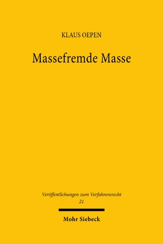 Massefremde Masse