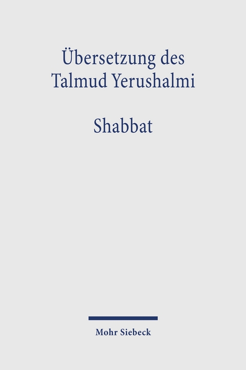 &Uuml;bersetzung des Talmud Yerushalmi - 