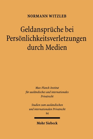 Geldansprüche bei Persönlichkeitverletzungen durch Medien