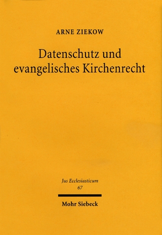 Datenschutz und evangelisches Kirchenrecht