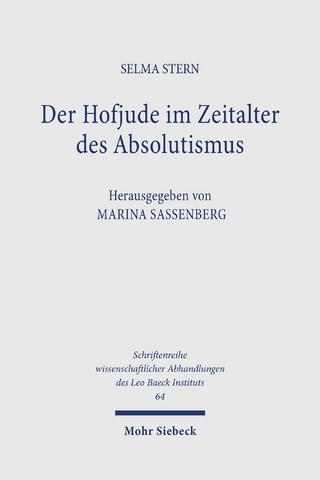 Der Hofjude im Zeitalter des Absolutismus