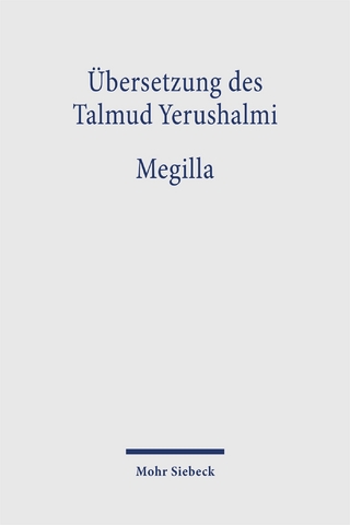 Übersetzung des Talmud Yerushalmi