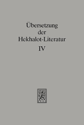 Übersetzung der Hekhalot-Literatur