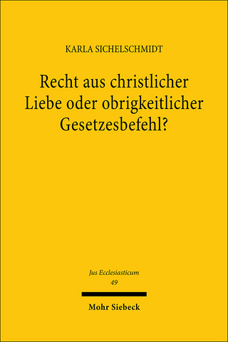 Recht aus christlicher Liebe oder obrigkeitlicher Gesetzesbefehl?