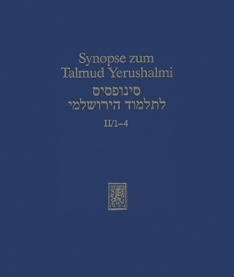 Synopse zum Talmud Yerushalmi - 