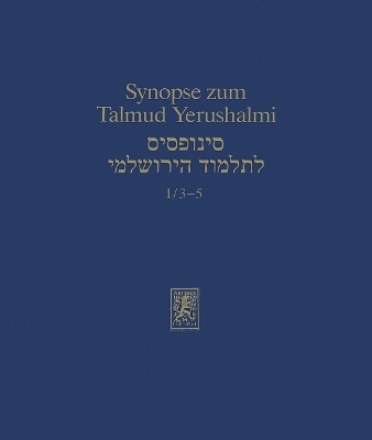 Synopse zum Talmud Yerushalmi - 
