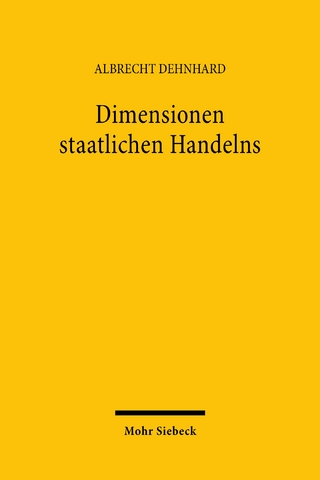 Dimensionen staatlichen Handelns