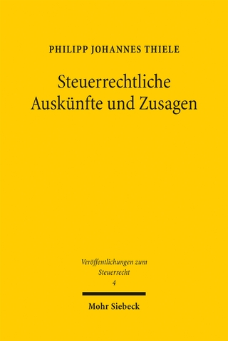 Steuerrechtliche Auskünfte und Zusagen